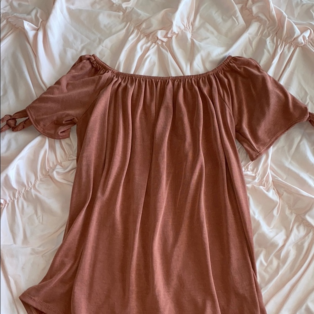 Pink/ Blush Off the Shoulder Top